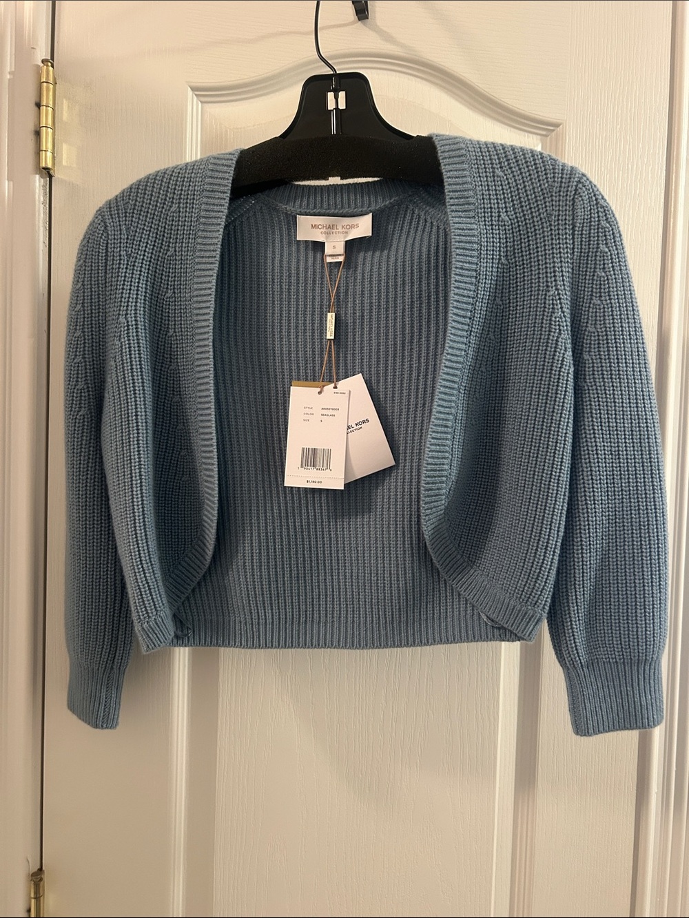 Michael Kors Collection Seaglass Cashmere Shrug Cardigan AK055Y0003